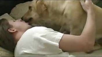 Dog sex master having nasty fuck with cute pappy