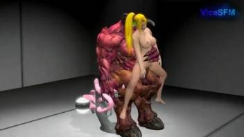 Animated monster erotica featuring Samus Aran. Complimentary bestiality and zoophilia content