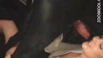 Beautiful woman starring in free bestiality video