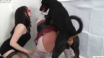 Girl gets fucked by her doggy on cam